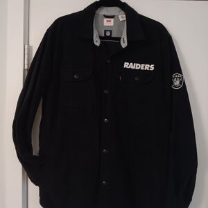 Levi's Black Raiders Shirt Jacket